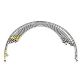 HEL Audi Quattro K-JET M10 Injectors / M10 Banjo Fittings 1980-1991 Fuel Injector Lines HEL Stainless Steel Braided