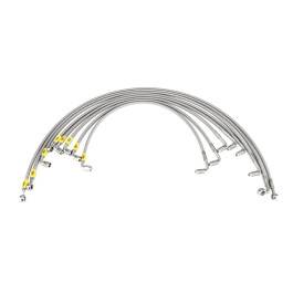 HEL Audi Quattro 2.3 K-JET KV Engine (M10 Injectors) Fuel Injector Lines HEL Stainless Steel Braided