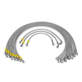 HEL Ferrari 308 Right Hand Drive Fuel Injector Lines HEL Stainless Steel Braided