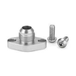 HEL Turbo Oil Return Drain Flange 1.5" Bolt Spacing with AN10 Flare Fitting