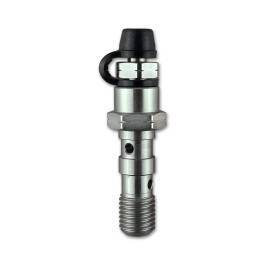 HEL HEL Stainless Steel M10 x 1.25 Double Banjo Bolt with Bleed Nipple
