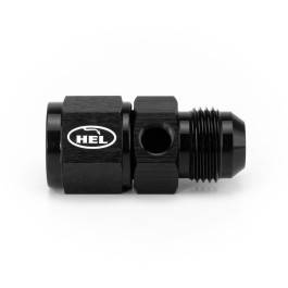 HEL HEL Aluminium -10 AN Female to -10 AN Male Straight Adapter with 1/8" NPT Sensor Port