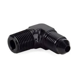HEL AN3 Male to 1/8" NPT Male 90° Fixed Elbow Adapter HEL Aluminium