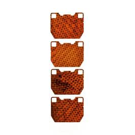 HEL Carbon Fibre Brake Pad Shims for Toyota GR Corolla 1.6 2022-on - REAR