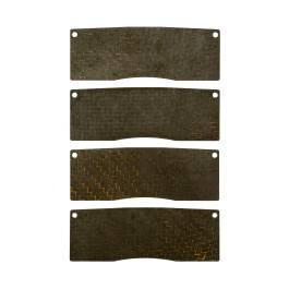 HEL Carbon Fibre Brake Pad Shims for Citroen DS3 1.6 N5 2017-2018 - Competition Use - Verify Pad Shape - FRONT