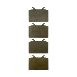 HEL Carbon Fibre Brake Pad Shims for Chevrolet Camaro Gen 6 ZL1 / ZL1 1LE 2017-2024 - Brembo Front Brakes - FRONT