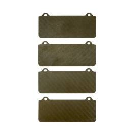 HEL Carbon Fibre Brake Pad Shims for McLaren 720S Coupe / Spider 2017-2023 - Carbon-Ceramic Brakes - REAR