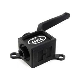 HEL HEL Hydraulic Brake Line Lock with 1/8" NPT Outlets and optional Vertical Lever Cage Bracket