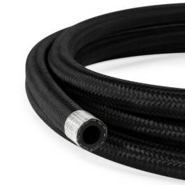 HEL AN6 Rubber Black Nylon Braided Fuel Oil Coolant Hose Line