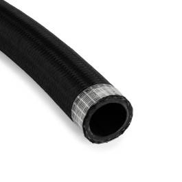 HEL AN16 Rubber Black Nylon Braided Fuel Oil Coolant Hose Line