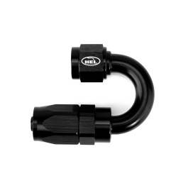 HEL AN6 180 Degree Rubber Hose Fitting for Braided AN Rubber Lines