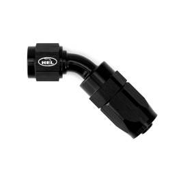 HEL AN6 45 Degree Rubber Hose Fitting for Braided AN Rubber Lines