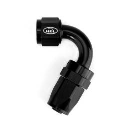 HEL AN8 120 Degree Rubber Hose Fitting for Braided AN Rubber Lines