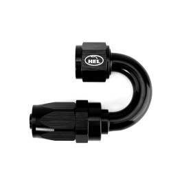 HEL AN8 180 Degree Rubber Hose Fitting for Braided AN Rubber Lines