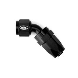 HEL AN8 45 Degree Rubber Hose Fitting for Braided AN Rubber Lines