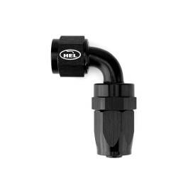 HEL AN8 90 Degree Rubber Hose Fitting for Braided AN Rubber Lines