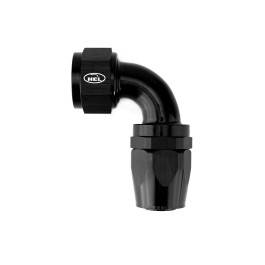 HEL AN16 90 Degree Rubber Hose Fitting for Braided AN Rubber Lines