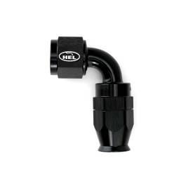HEL AN8 90 Degree PTFE Hose Fitting for Braided AN PTFE Lines