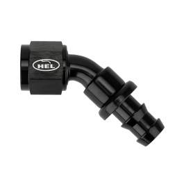 HEL AN6 45 Degree Push-Lock Swivel Hose End Fitting