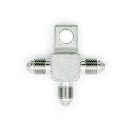 HEL HEL Stainless Steel -3 AN Male T-Piece Adapter with 7mm Mounting Hole