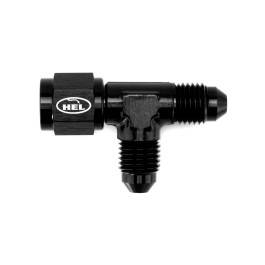 HEL HEL Aluminium -4 AN Female On The Run Swivel T-Piece Adapter