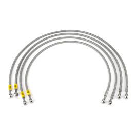 HEL Porsche 924 K-JET Early (Banjo Injectors) Fuel Injector Lines HEL Stainless Steel Braided