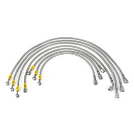 HEL Porsche 911 SC Fuel Injector Lines HEL Stainless Steel Braided