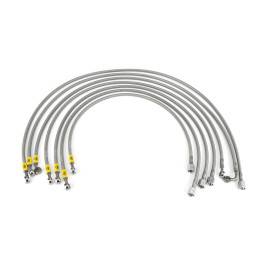 HEL Volkswagen Golf MK1 8V (M12 Injectors) Fuel Injector Lines HEL Stainless Steel Braided