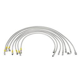HEL Volkswagen Golf MK1 8V (M10 Injectors) Fuel Injector Lines HEL Stainless Steel Braided