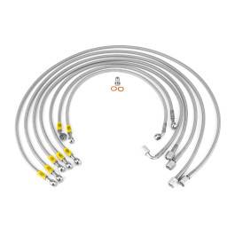 HEL Volkswagen Scirocco MK2 16V (M12 Injectors) Fuel Injector Lines HEL Stainless Steel Braided